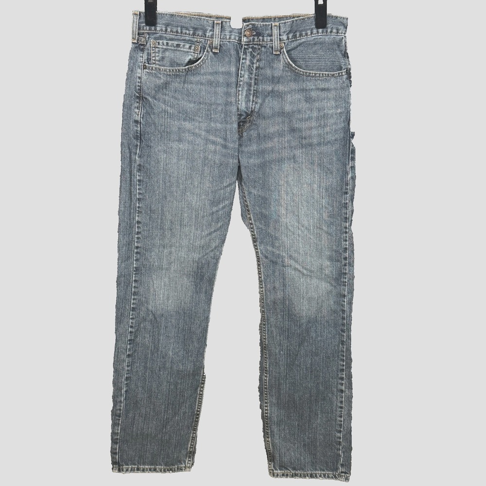 Levi's 505 Men's Jeans Blue Denim W34 L32 Straight Fit Classic